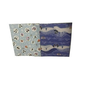 Disney Annual Passholder Holiday Gift Wrap 2  Wrapping Paper 22 x 38